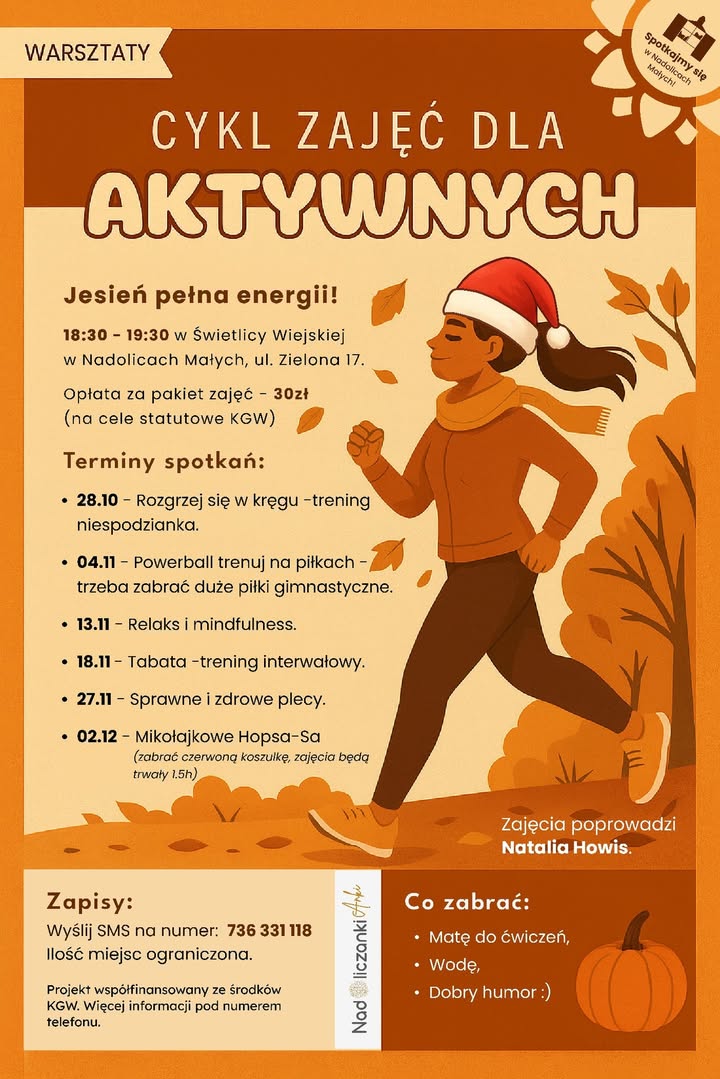 🍁 Kolejna edycja Cyklu Zajęć dla Aktywnych