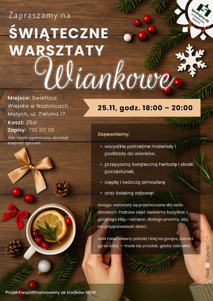 Świąteczne Warsztaty Wiankowe